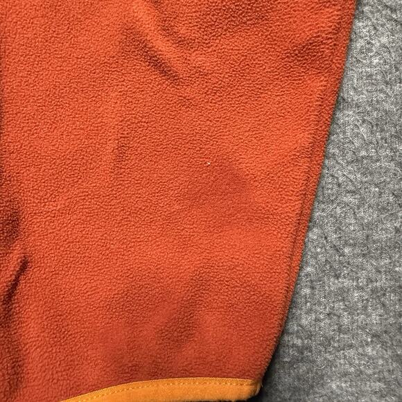 LL Bean Full Zip Fleece Jacket Mens XL Orange Outdoors Hiking Polartec OAFW4 - Picture 10 of 10